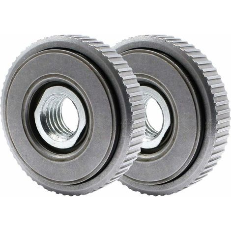 Bride de serrage rapide/verrouillage rapide/écrou à libération rapide M 14 pour toutes les meuleuses d'angle, 1/2 pièces pour meuleuse d'angle - Accessoires pour fixation et desserrage rapides (1/5)