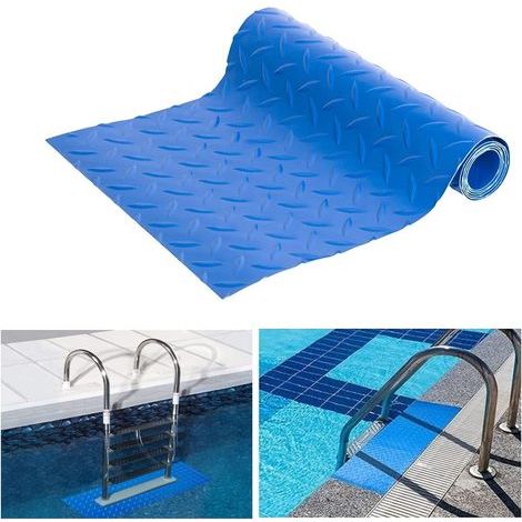 Tapis Échelle Piscine,Tapis D'échelle, Grand Tapis d’étape de Piscine avec Tapis d’échelle antidérapant-9023cm (1/5)
