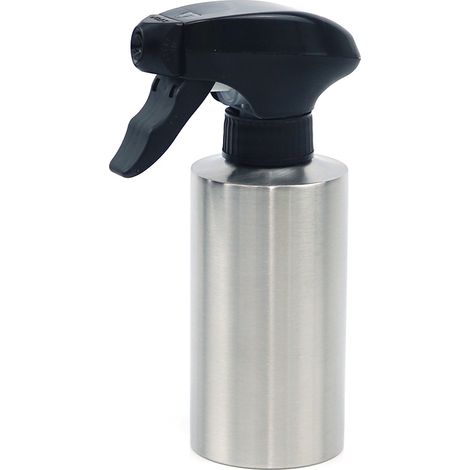 Botella pulverizadora de aceite, botella pulverizadora para barbacoa, botella pulverizadora de aceite y vinagre comestible, botella pulverizadora de acero inoxidable 304 de 250 ml (1/4)