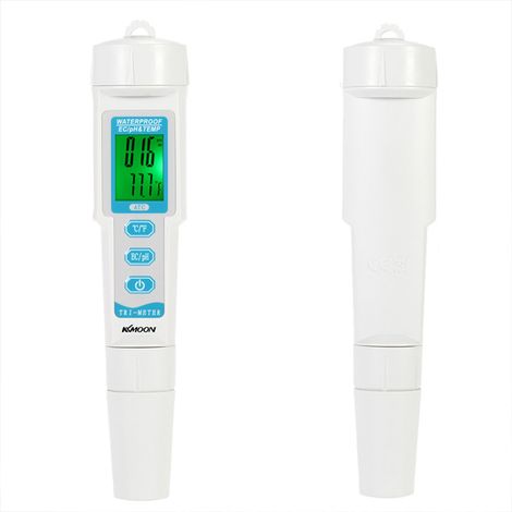 GARRYFIZH pH-mètre 3-en-1 EC/TEMP Porte-clé Eau Pro (1/5)