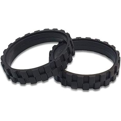 (70x15 mm) 2-teilige Reifen für iRobot Roomba S9 und S9+ (2er-Pack). Hergestellt in Spanien. Rutschfest, hervorragende Haftung und einfache Montage. (1/4)