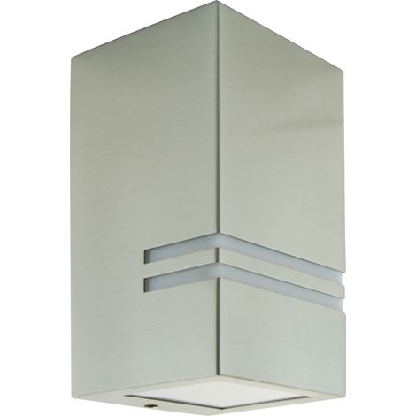 Lampada da parete per esterni da giardino in acciaio inox KELER GU10 IP54 (1/2)