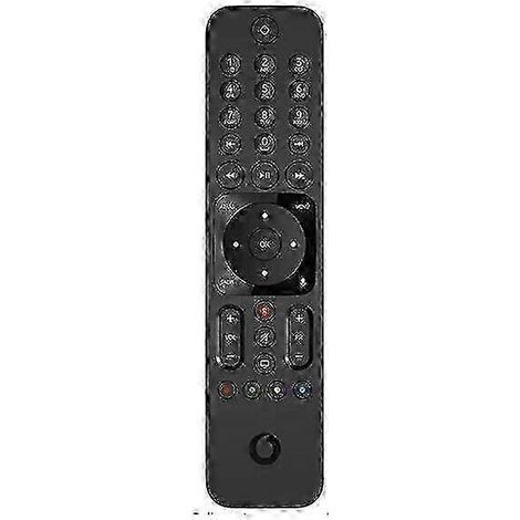 Télécommande de remplacement pour décodeur TV Vodafone Voice R3170301, R327301A98-0010, compatible box câble, contrôle vocal, noir, usage domestique (1/4)