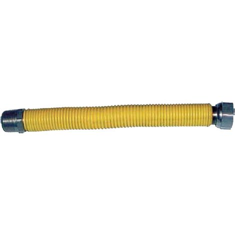 FLESSIBILE ESTENSIBILE RIVESTITO PER GAS MF 1/2' - da 100 a 200 mm - DN15