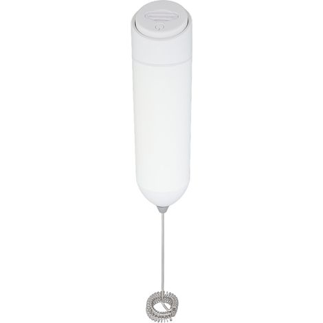 Mousseur à lait électrique portatif avec fouet haute vitesse 19000 tr/min, mélangeur à boisson sans fil pour café, latte, rechargeable (1/5)
