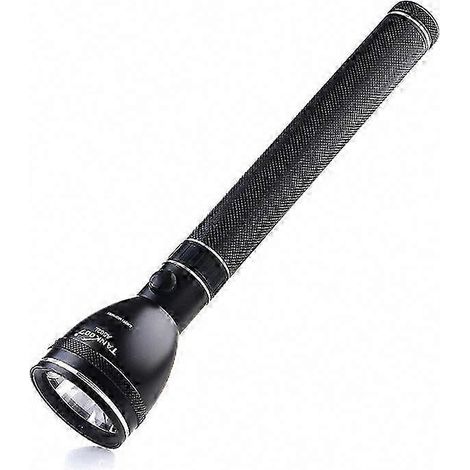 Lampe torche TANK007 A602L longue portée, LED haute puissance 3 modes pour patrouille extérieure, recherche et camping, manche long robuste (1/5)