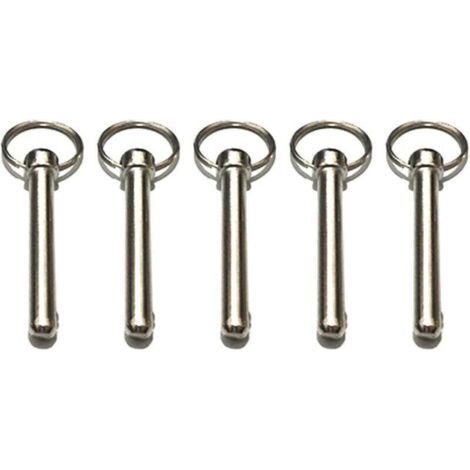 Schnellverschlussbolzen, 8-mm-Sicherungsbolzen mit Federkugel, Sicherungszubehör, Bootsbeschläge, Bimini-Top-Bolzen, 8 mm Durchmesser, 72 mm Gesamtlänge (1/4)