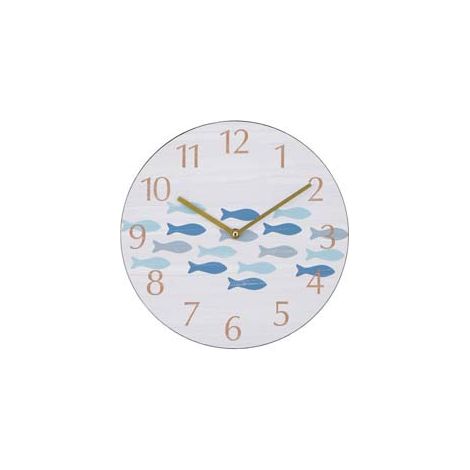 Orologio Muro Pesci Blu Ø 30 mm cm Xtra