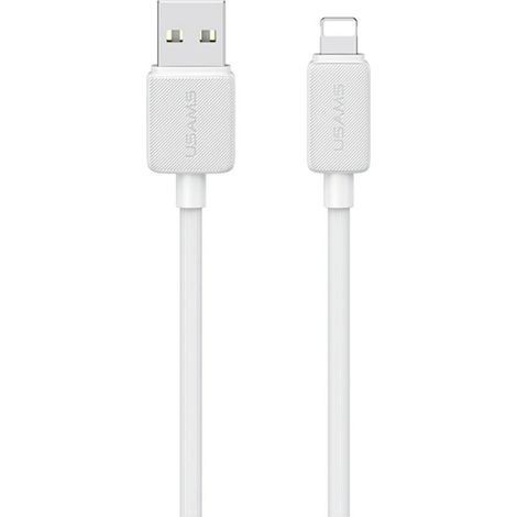 Cavo Usams serie KY US-SJ694 da Lightning a USB-A, 2,4 A, 2 m, bianco (1/5)