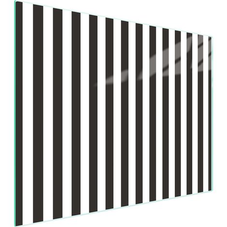 Glasschneidebrett 52x40 Streifen