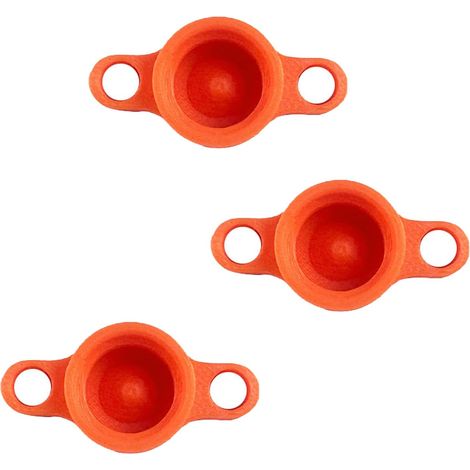 CCYKXA set of 3 drying sealant nozzle cleaning caps for glass caulking, tube fit standard size sealant nozzle maintenance tool (1/4)