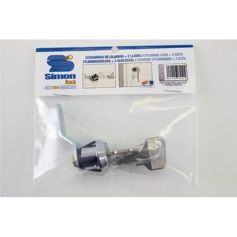 Cerradura Cilindro 120X100X30 + 2 Llaves Bolsa marca Simonrack