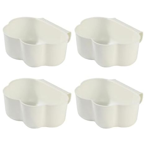 Lot de 4 Bacs à déchets Suspendus pour Armoire de Cuisine,Bacs à Ordures de Cuisine,Bac à Ordures Suspendu,Organisateur de Table à Langer pour la Maison,Convient aux Cuisines, Desktop Storage (1/5)