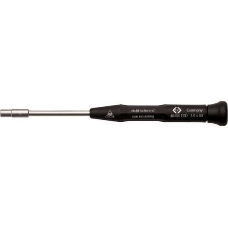 C.K Destornillador de Casquillo Negro Ergonómico 157 mm