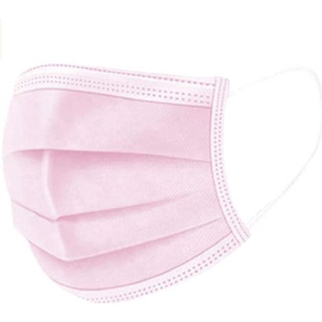 50x OP-Masken für Kinder 3-Lagig Mundschutz Kindermaske Gesichtsmaske EN14683 Einweg Rosa