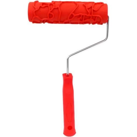 Rouleau de Peinture en Relief Motif avec Poignée Pour Décoration Murale - 7inch Style4 (1/4)