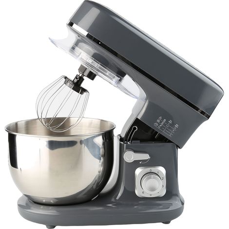 KUKEN Robot Mixeur Pétrin 1300W Gris (1/2)