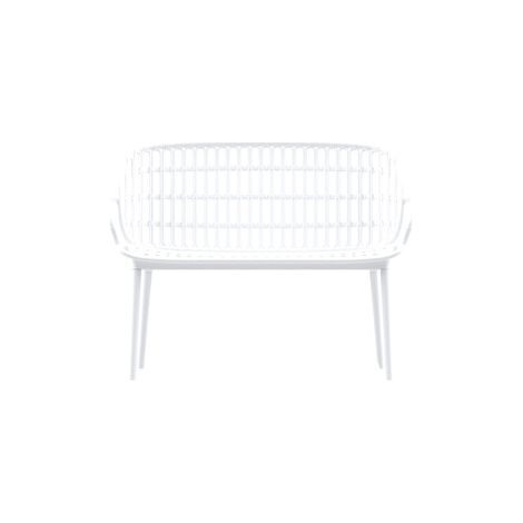 DIVANO POSITANO BAMBOO 115X61,5X81 BIANCO