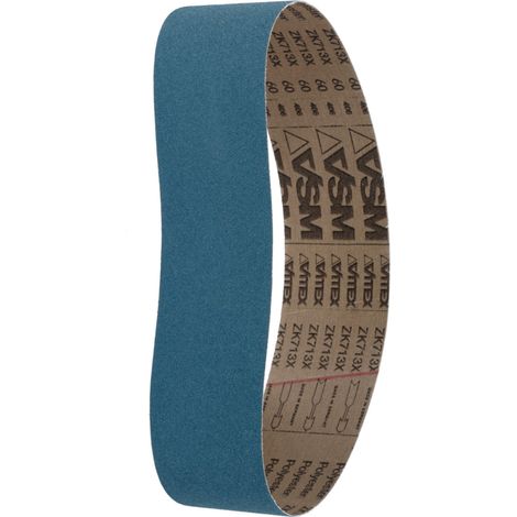 VSM Schleifband Zirkonkorund (ZA) ZK713X, 100x1000 mm, Körnung: 60