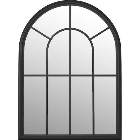 Maison Exclusive - Specchio Nero 60x45 cm Ferro per Uso Interno