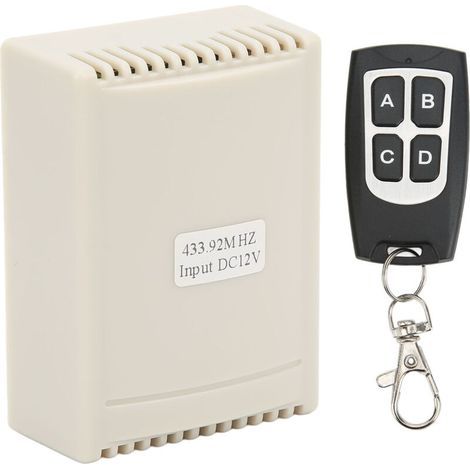 Kit de Commutateur à Relais Sans Fil 4 Canaux 12V pour Applications Industrielles