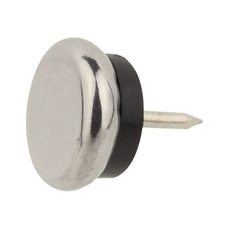Patin amortisseur à clouer 18mm acier nickelé - CIVIC INDUSTRIE - 19614218