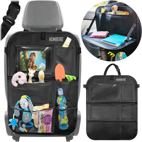 Organizador de asiento de coche con mesa humberg hm 993