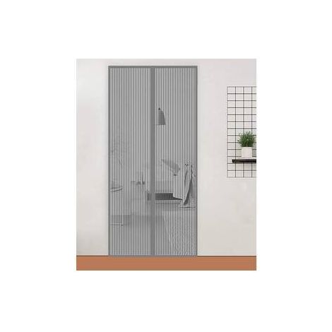 ZANZARIERA MAGNETICA P/PORTA 140X240CM GRIGIO