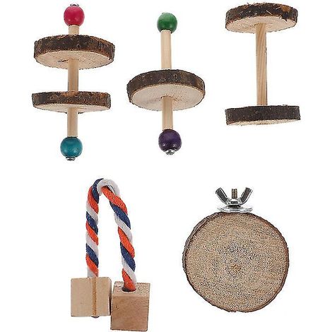 Lot de 5 jouets à mordre pour hamster (1/3)