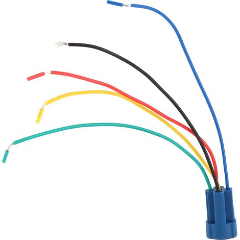 Interrupteur à bascule étanche 12 V, à bouton-poussoir LED 0,6 pouce, autobloquant et autoréinitialisable (lumière bleue) (1/5)