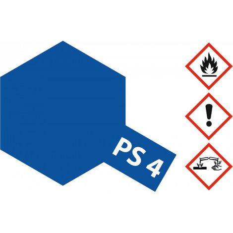 PS-4 Blue Polycarbonate 100ml