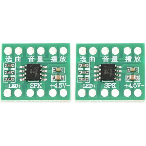 2 Pièces Module Musical 38 Sons DIY avec Volume Réglable pour Jouets Intelligents et Sonnettes (1/5)