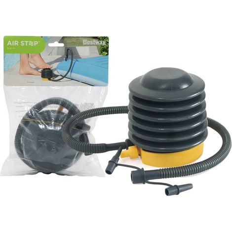 Pompa a Pedale per Gonfiare Rapidamente Canotti, Materassini, Salvagenti, Piscine e Barche - Dimensioni 13cm (1/5)