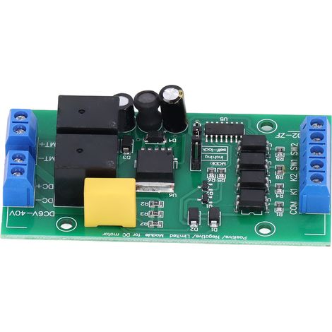 Contrôleur de moteur CC CW CCW, module de commande à large plage de tension 6V/12V/24V, commande de levage avec limiteur 4V-40V (1/5)