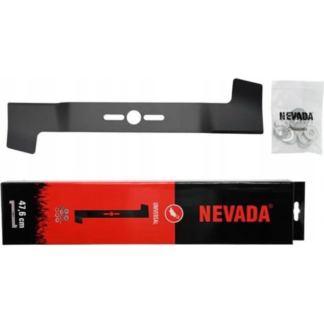 Lame de coupe universelle pour tondeuse à gazon, 47,6 cm, avec pales, panier NEVADA