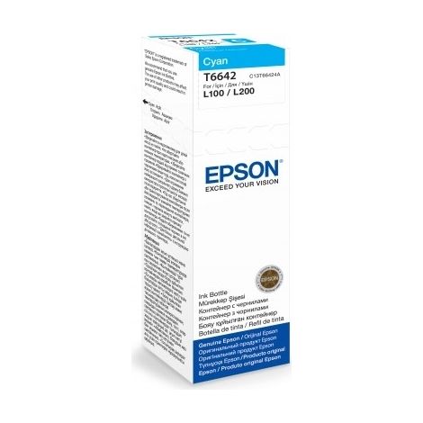 Encre cyan en flacon de 70 ml pour Epson L100/L200/L210/L355