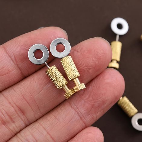 5 pièces : Aiguilles de positionnement pour couture anti-erreur, pinces à cuir pour maintien et fixation, grande taille 6--12mm (1/4)