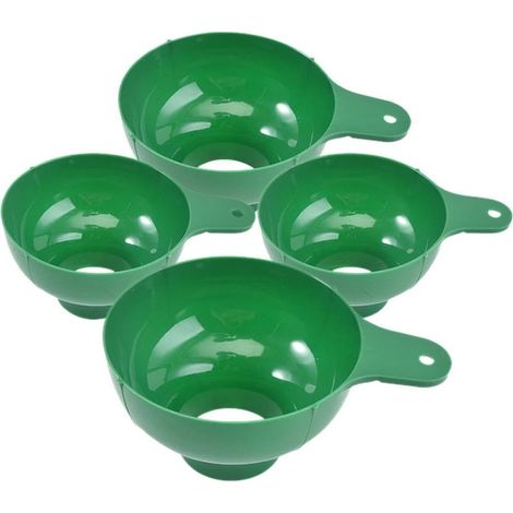 Ensemble de 4 entonnoirs à conserves à large ouverture en plastique pour cuisine (1/5)