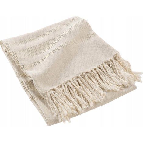 Douceur-dinterieur Doreline plaid beige 125 x 150 cm