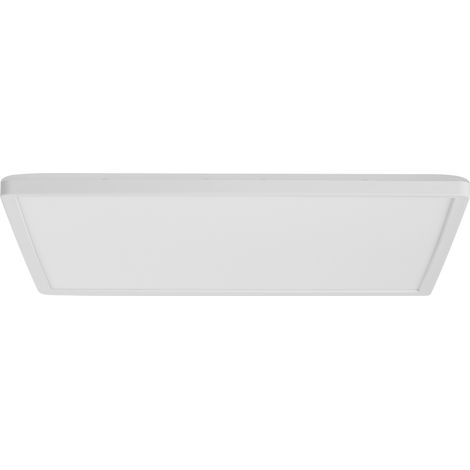 Lámpara LED cuadrada empotrada en el techo plafón con mando a distancia blanco Cereon (1/5)