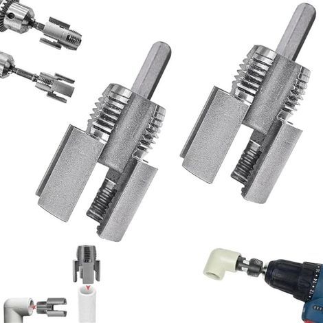 Outil de coupe de filetage de tuyau,outil de filetage interne et externe intégré,kit d'enfile-tubes en PVC compatible (1/4)