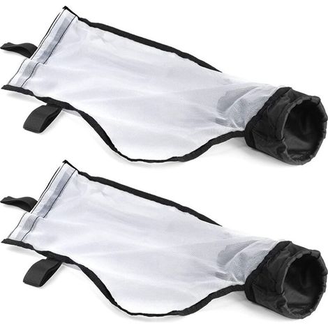 Sac en Filet en Nylon Compatible avec Le Nettoyeur de Piscine Polaris 360 380, Sac Filtrant Multi-usages Remplace,360009 (2 pièces) (1/4)