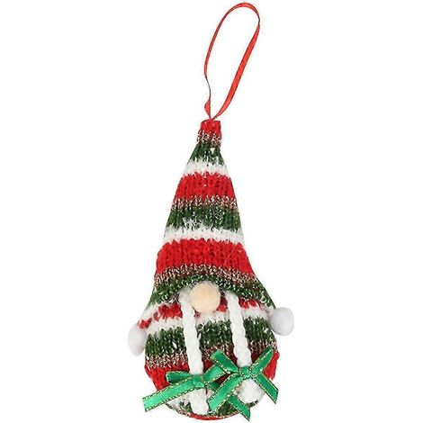 Décorations de Noël : poupée naine sans visage, petit pendentif, articles de Noël, poupée en tissu, 25-26 cm (1/4)