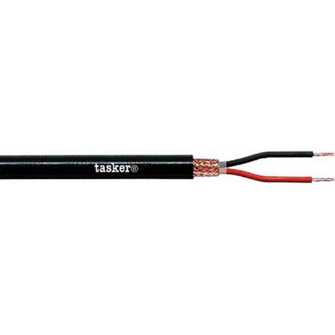 15m Cable Audio Stereo - 2x2.5mm - diametre 9.2mm