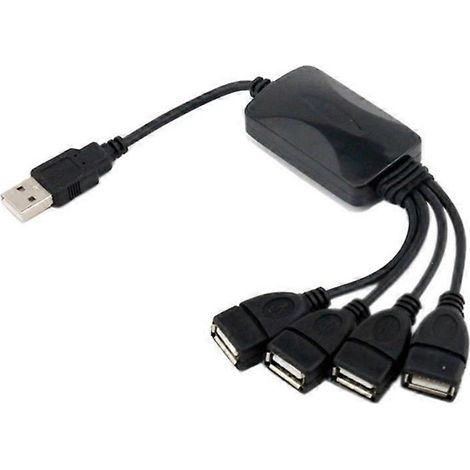 Câble répartiteur concentrateur USB 2.0, 1 mâle vers 4 femelles (1/5)
