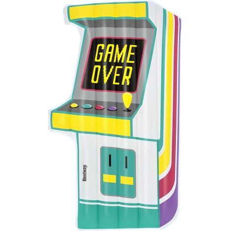 Trade Shop - Materassino Gonfiabile Galleggiante Piscina Aqua Arcade Grafica Forma Videogioco 43851 -