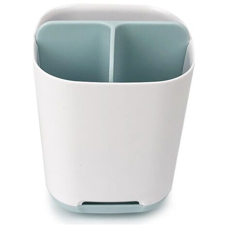 Support de brosse à dents pour salle de bain, en plastique amovible pour un nettoyage facile, rangement multifonctionnel, organisateur pour vanité de salle de bain, comptoir (bleu) (1/3)