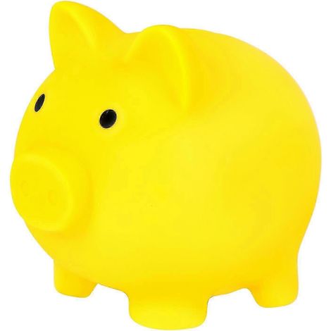 Tirelire en forme de cochon - Mignonne tirelire en plastique (1/5)