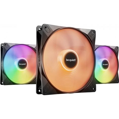 be quiet LIGHT WINGS LX 140mm PWM 3-Pack Black Carcasa del ordenador Ventilador 14 cm Negro 3 pieza(s) (1/5)