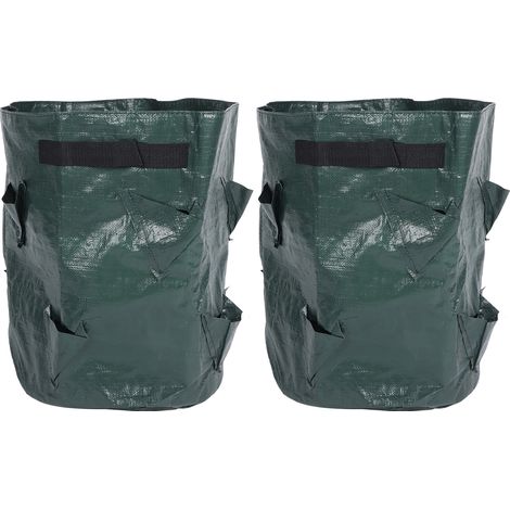 2 Pièces Sacs de Culture 10 Gallons pour Fraises avec 8 Pochettes, Intérieur et Extérieur (1/5)